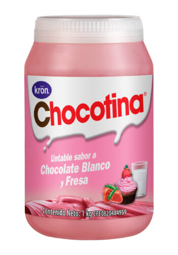 CHOCOTINA CHOCOLATE BLANCO Y FRESA 1KG